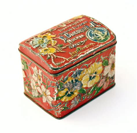 old tea box metal|Antique Tea Box .